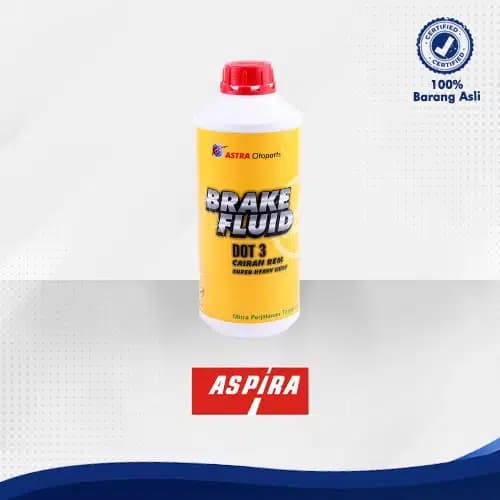 Aspira Minyak Rem DOT 3 - Merah [1000ml] (12-DOT3-1000)