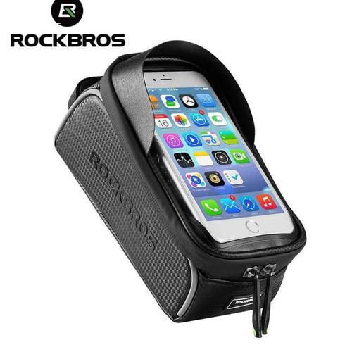 ROCKBROS Tas Sepeda / Road Bike Sepeda Lipat Waterproof Front Tube 017-1BK