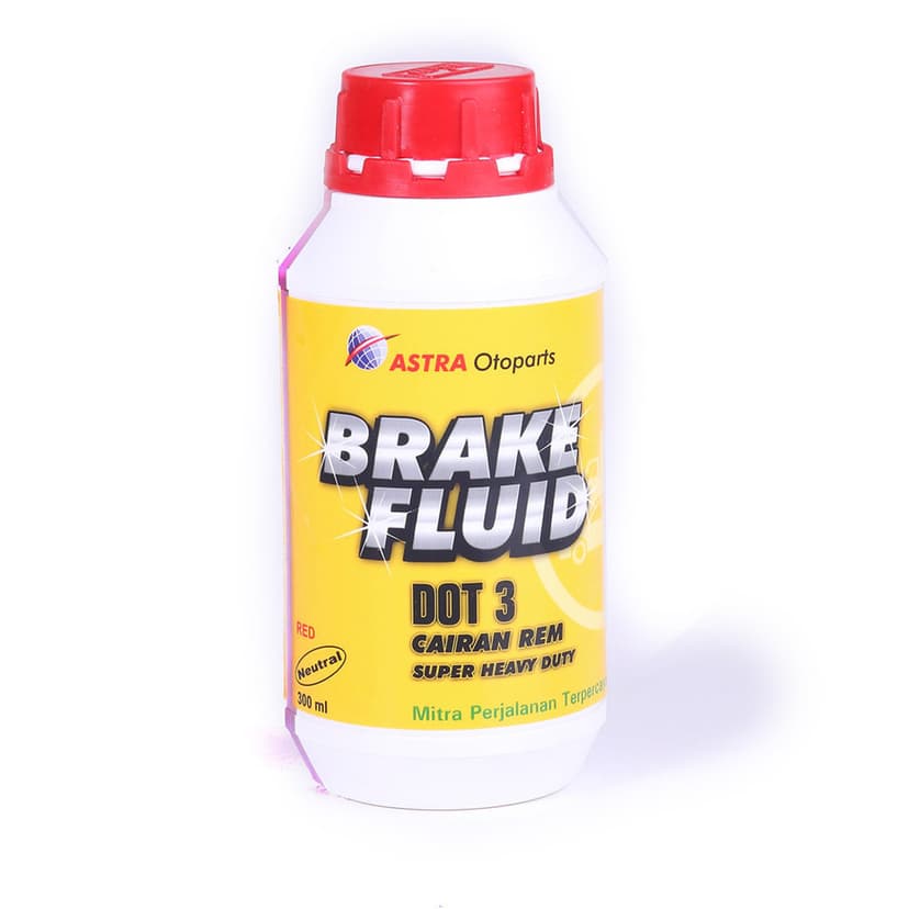 Brake Fluid  DOT 3 300 ml (merah) ASPIRA untuk semua jenis mobil