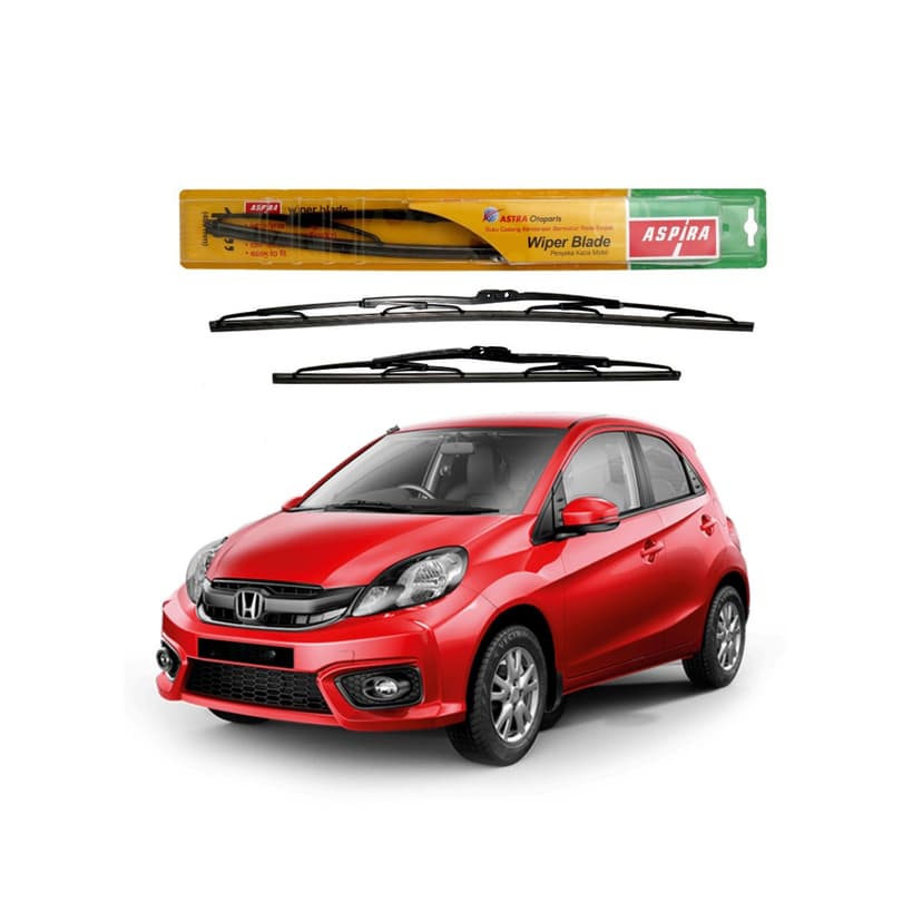 Wiper Blade ASPIRA untuk Honda Mobilio, Honda Brio (ukuran 16 &22 inch)