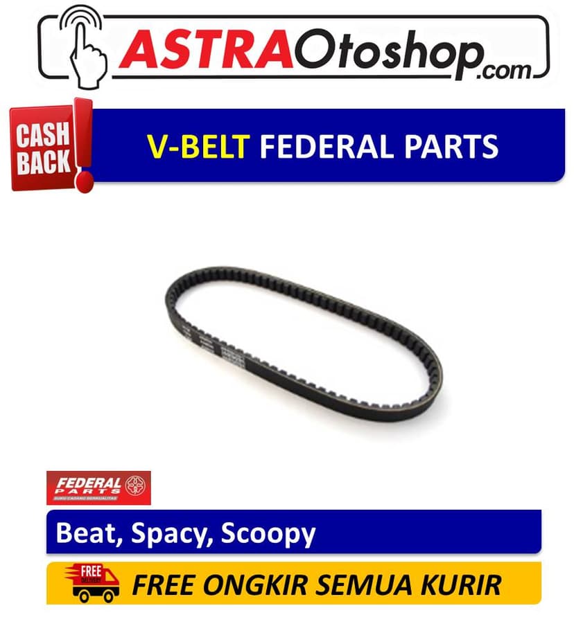 V-BELT Federal Parts untuk Beat, Spacy, Scoopy