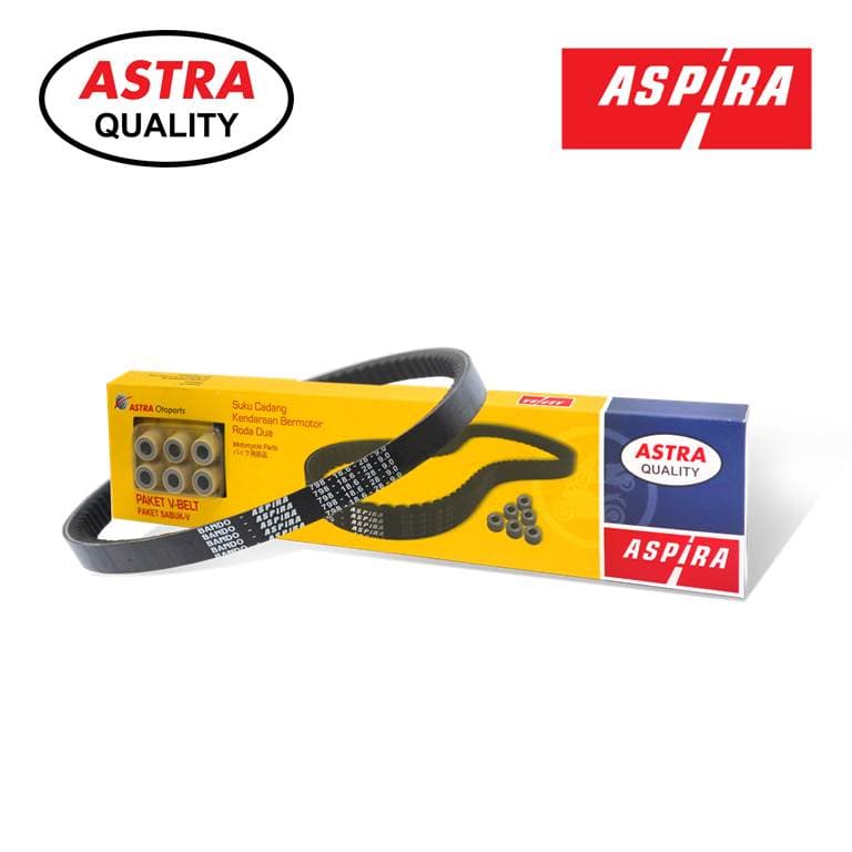 Paket V-Belt Aspira ASTRA (V-Belt Kit) untuk motor VARIO (H2-231PA-KVB-1200)